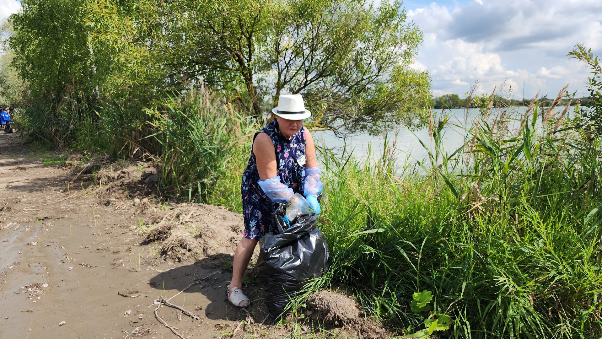 экоакция, уборка озера, всероссийская акция, село Кудиново, Богородский городской округ,
