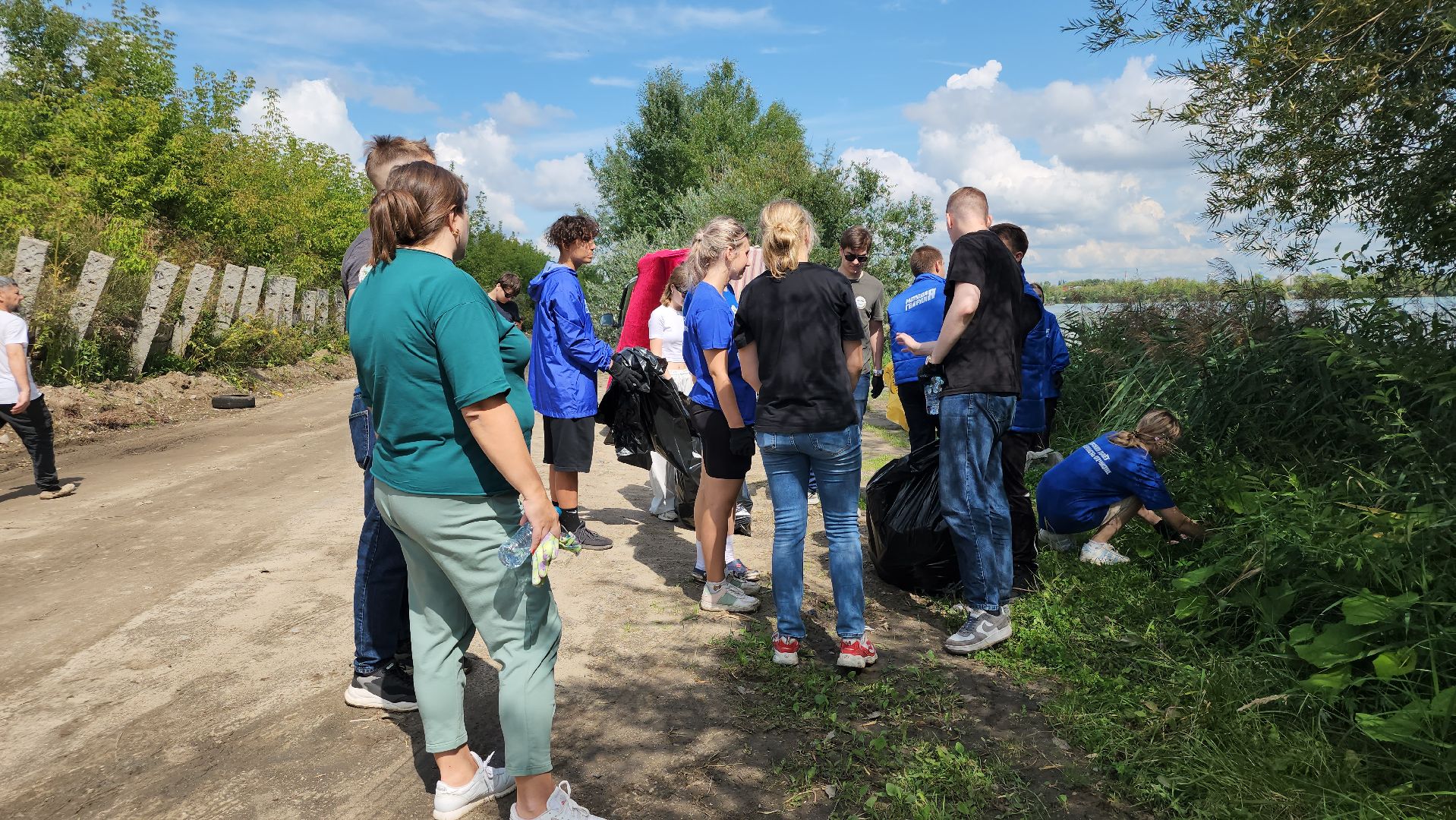 экоакция, уборка озера, всероссийская акция, село Кудиново, Богородский городской округ,