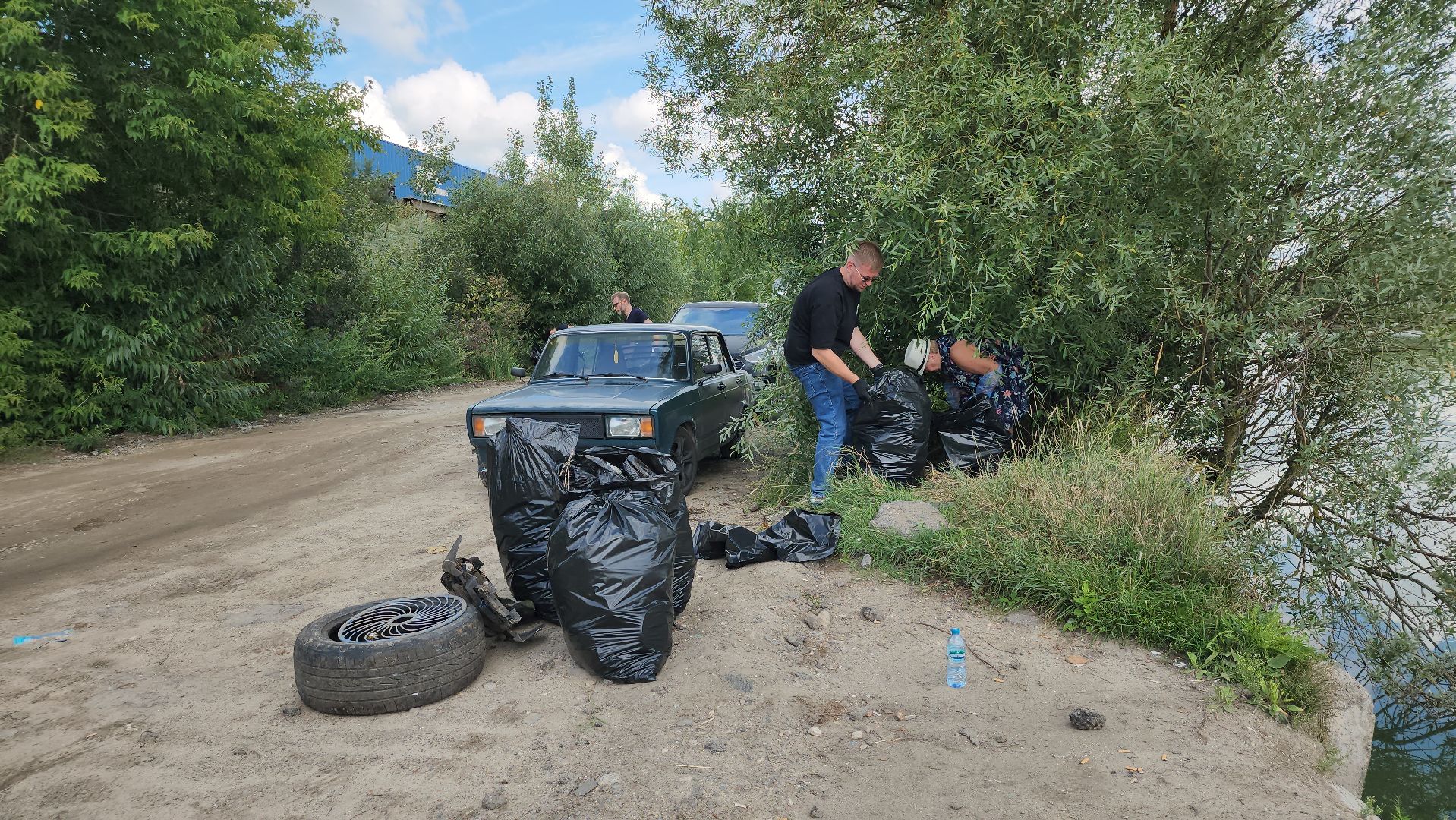 экоакция, уборка озера, всероссийская акция, село Кудиново, Богородский городской округ,