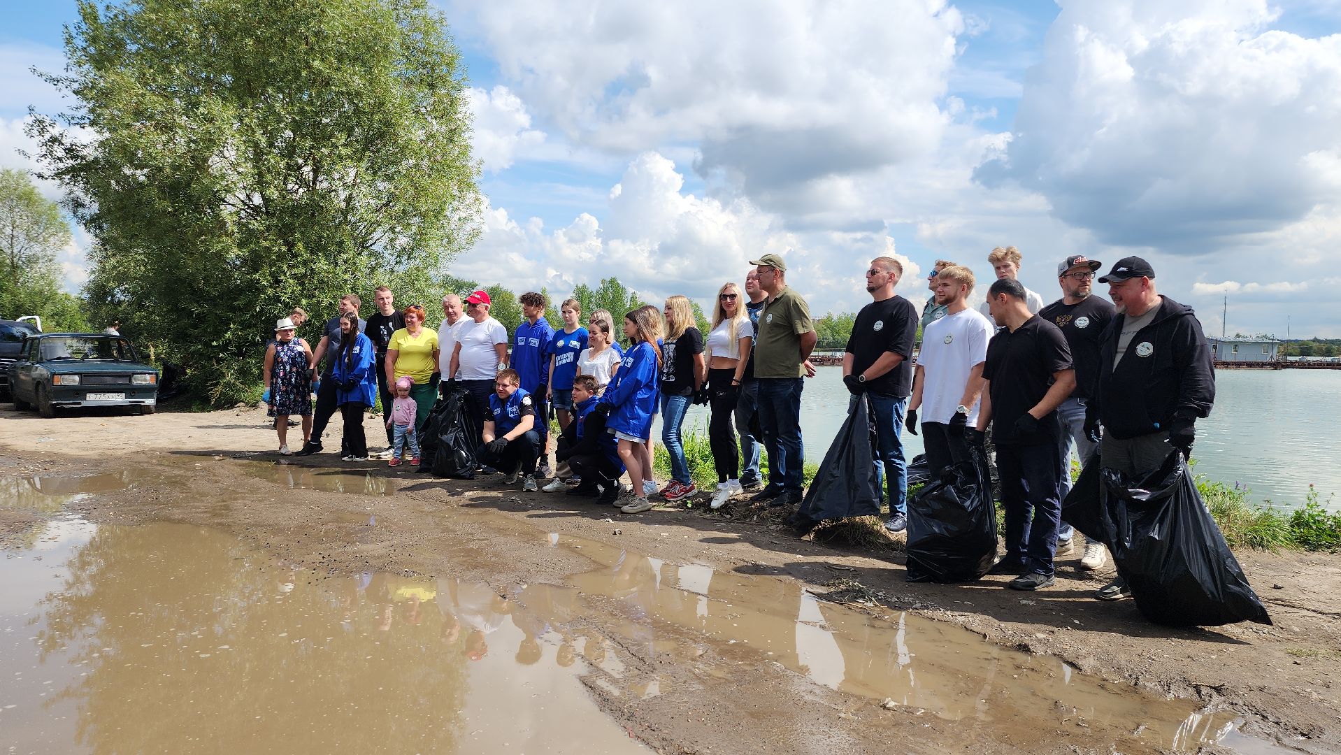 экоакция, уборка озера, всероссийская акция, село Кудиново, Богородский городской округ,