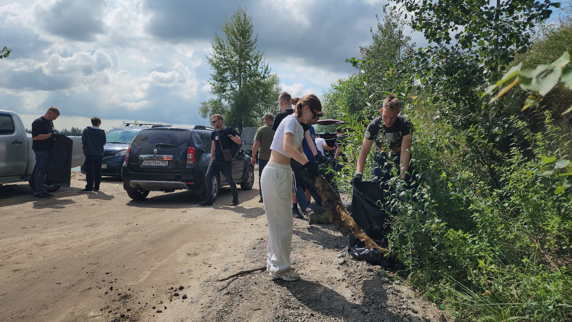 экоакция, уборка озера, всероссийская акция, село Кудиново, Богородский городской округ,