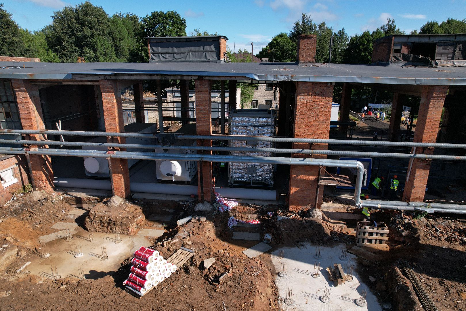 видео с коптера, котельная, жкх, отопление,