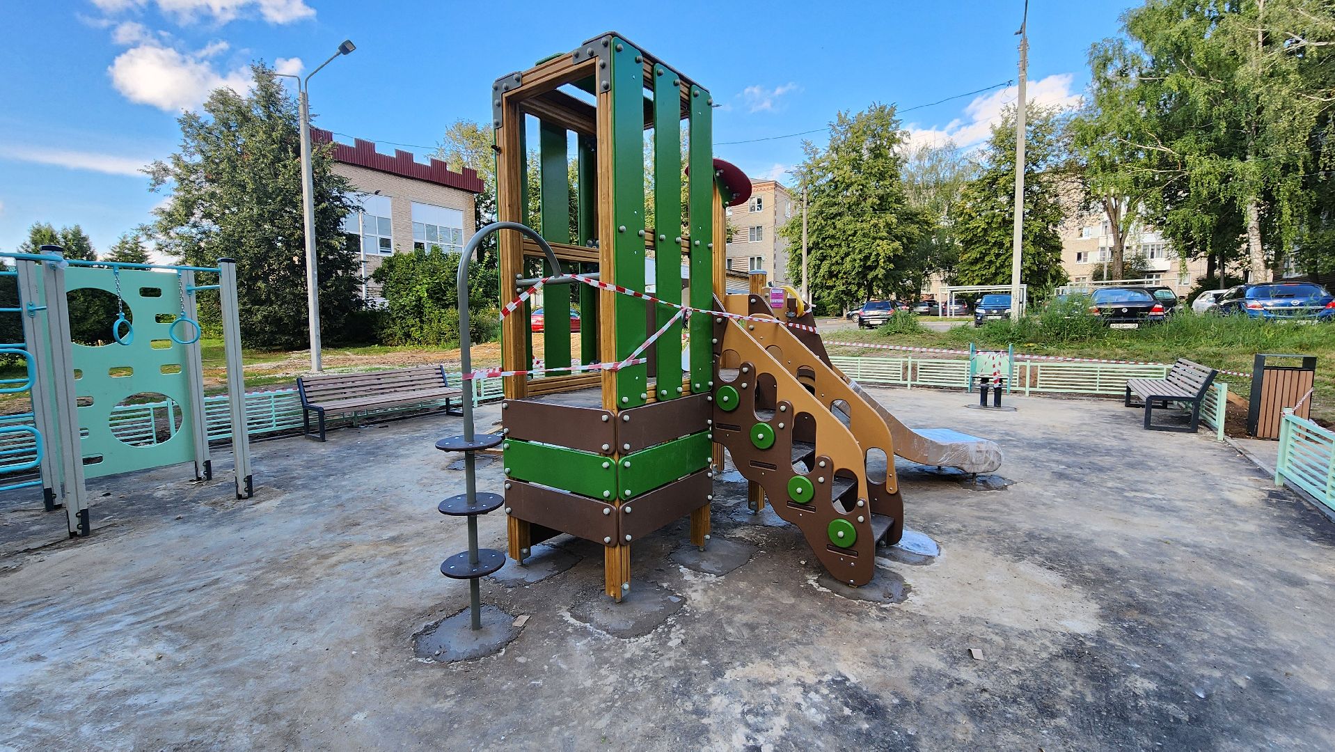 кашира, благоустройство, детские игровые площадки, безопасное покрытие,