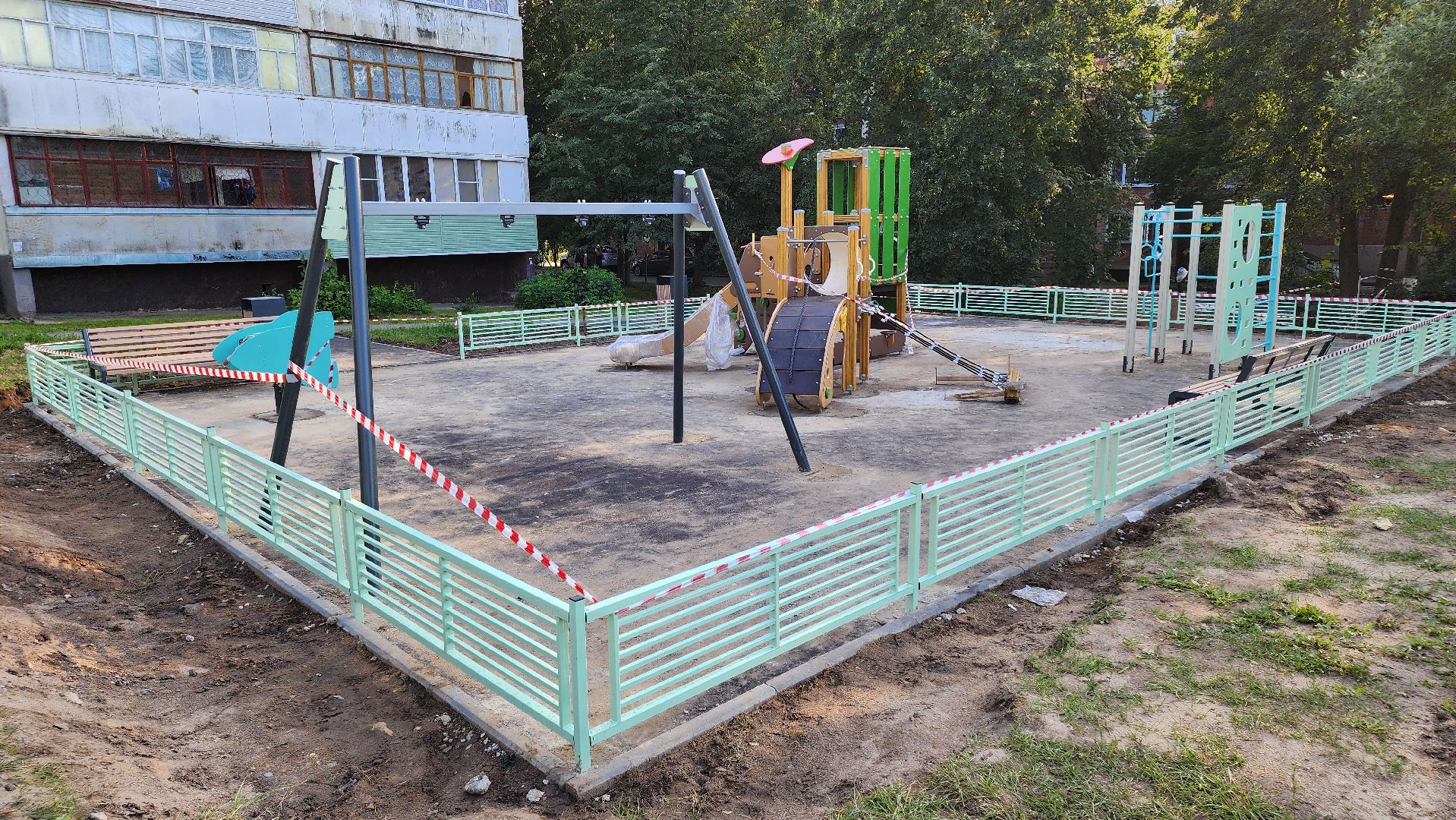 кашира, благоустройство, детские игровые площадки, безопасное покрытие,