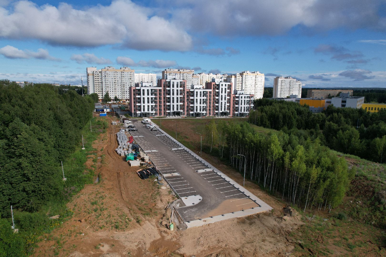 видео с коптера, садик, солнечногорск,