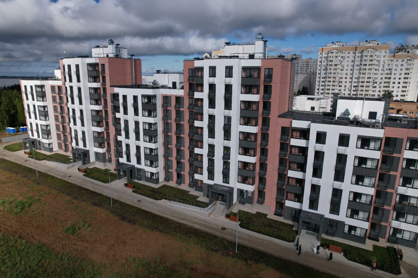 видео с коптера, садик, солнечногорск,