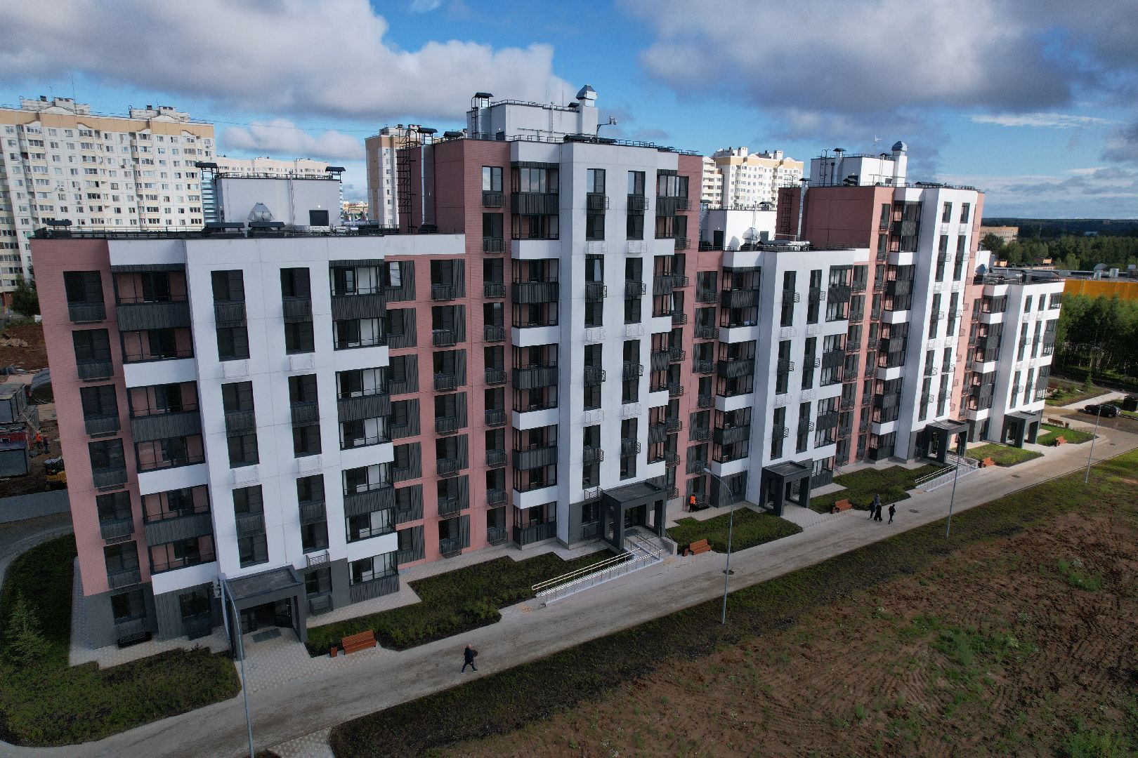 видео с коптера, садик, солнечногорск,