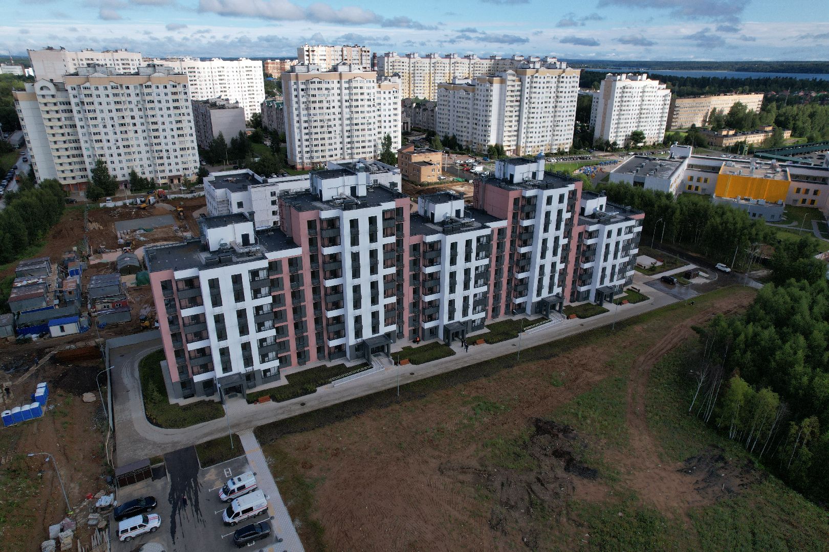 видео с коптера, садик, солнечногорск,