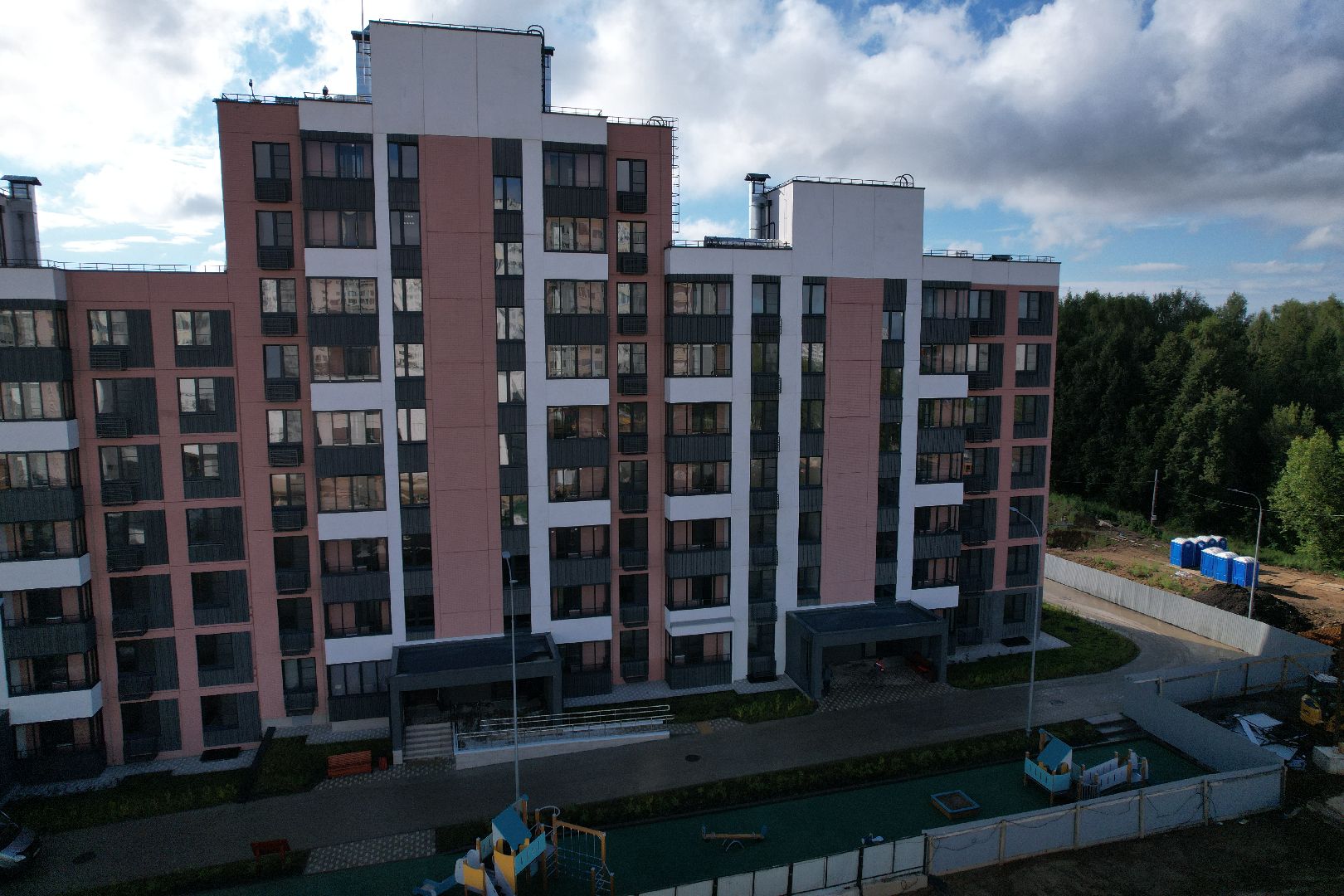 видео с коптера, садик, солнечногорск,