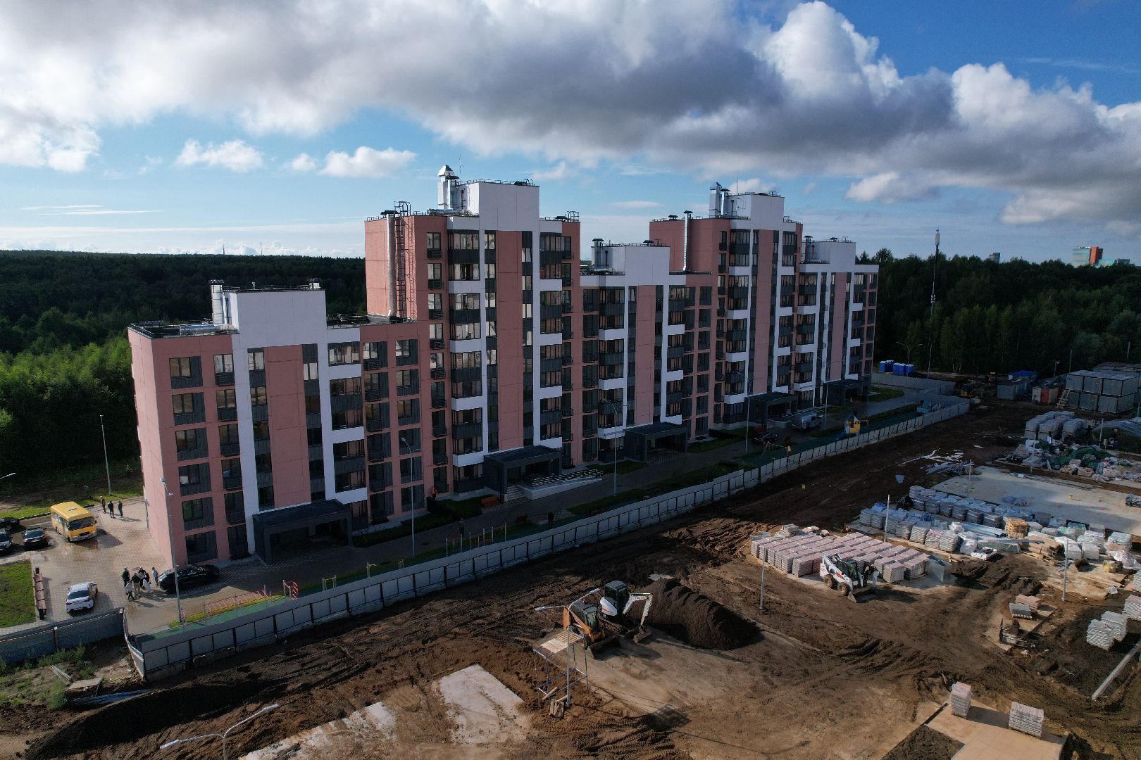 видео с коптера, садик, солнечногорск,