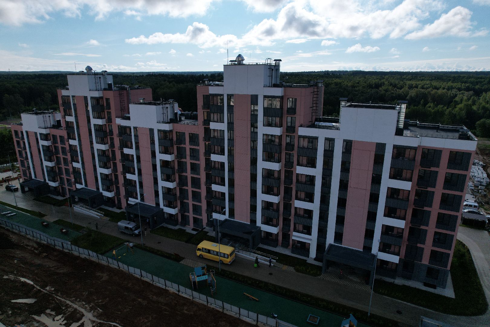 видео с коптера, садик, солнечногорск,