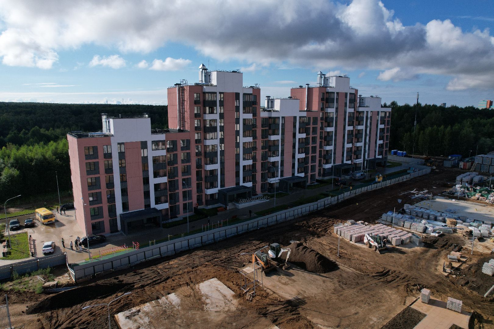 видео с коптера, садик, солнечногорск,