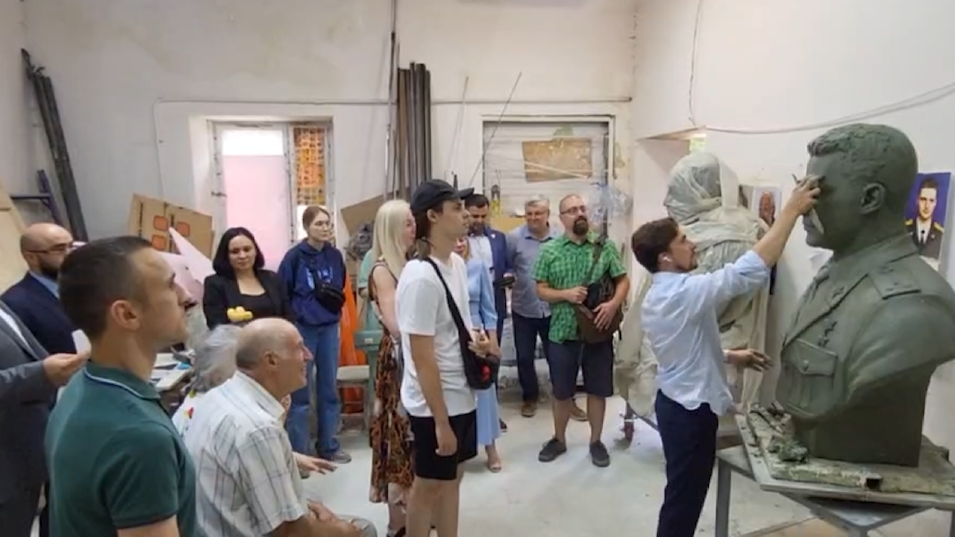 герой россии валерий попов, скульптор Чебаненко, аллея героев, Герои России Власиха, Валерий Попов Власиха,