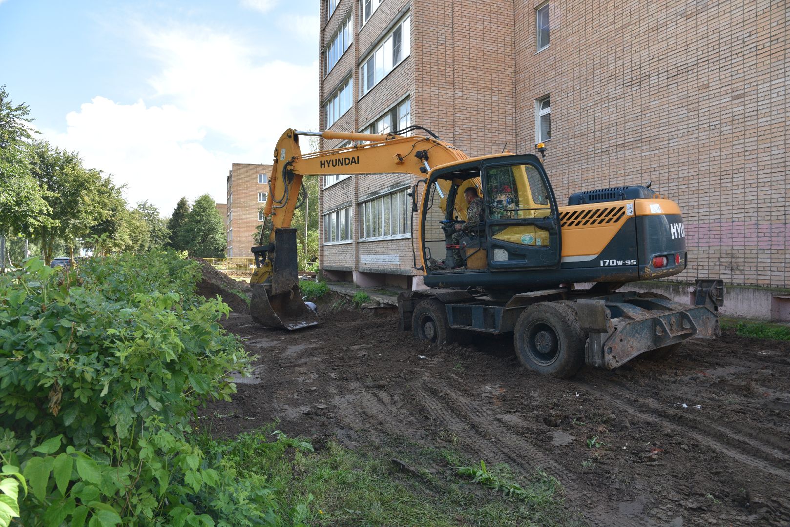 лотошино, благоустройство, замена теплосетей, замена теплотрассы, жкх, жкх и благоустройство, подготовка к зимнему сезону,