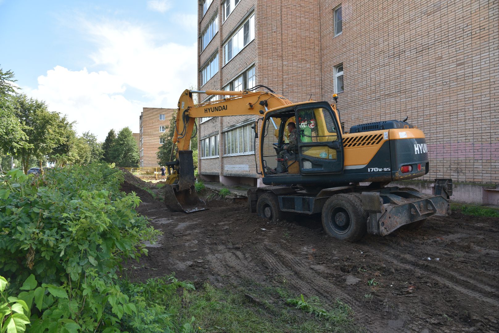 лотошино, благоустройство, замена теплосетей, замена теплотрассы, жкх, жкх и благоустройство, подготовка к зимнему сезону,