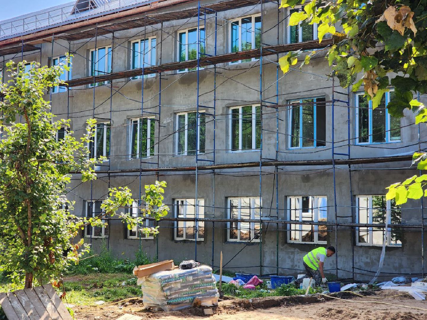 Солнечногорск, Капитальный ремонт, Ремонт школы, Ученики, Работы,