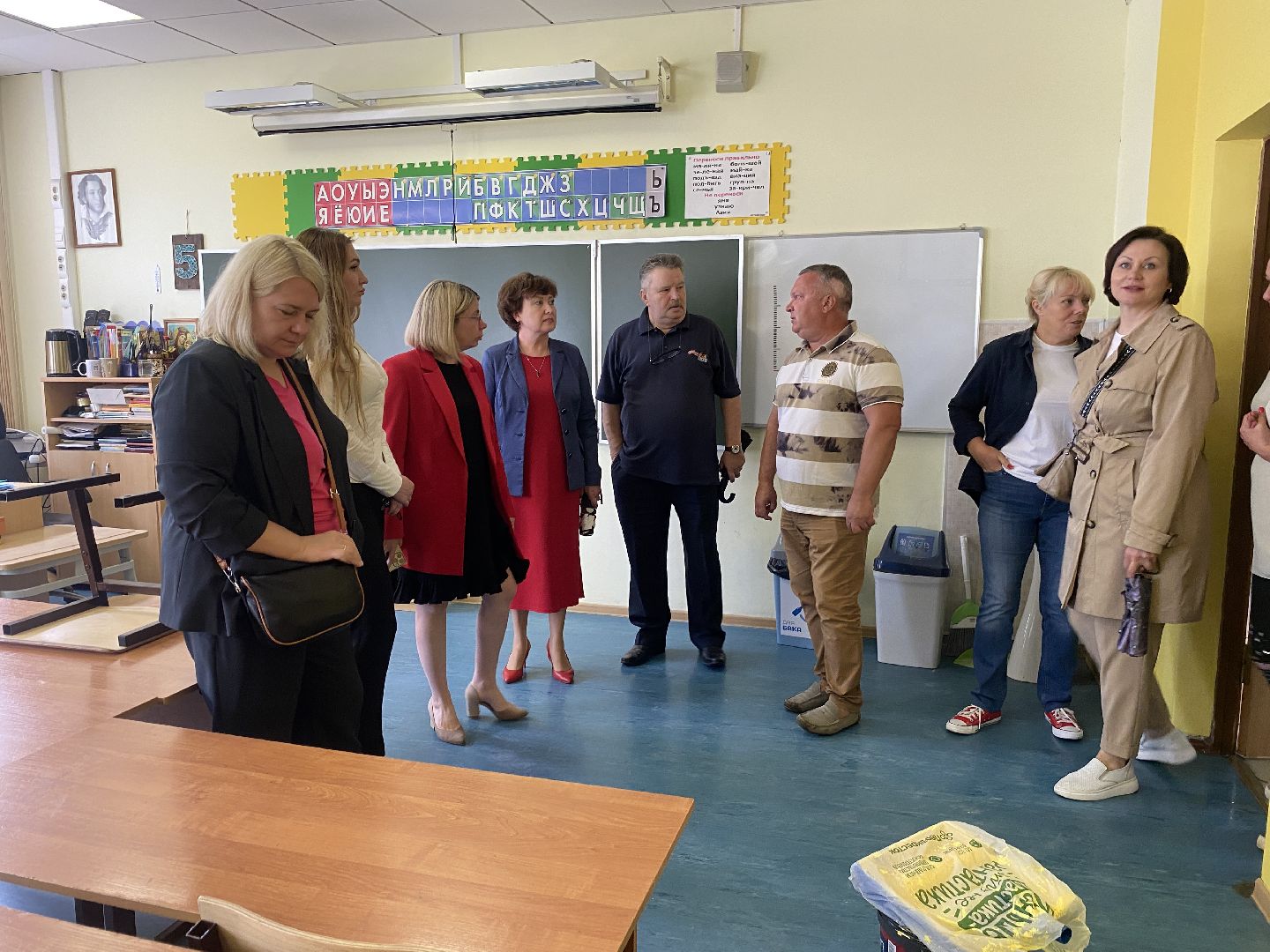 школа Перспектива, Перспектива школа во Власихе, подготовка к новому учебному году, ремонт в школе Перспектива, трудовые бригады Перспектива,