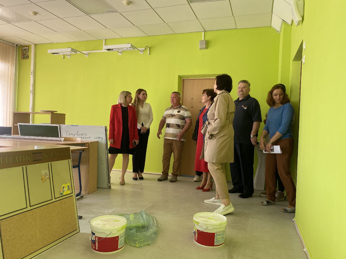 школа Перспектива, Перспектива школа во Власихе, подготовка к новому учебному году, ремонт в школе Перспектива, трудовые бригады Перспектива,