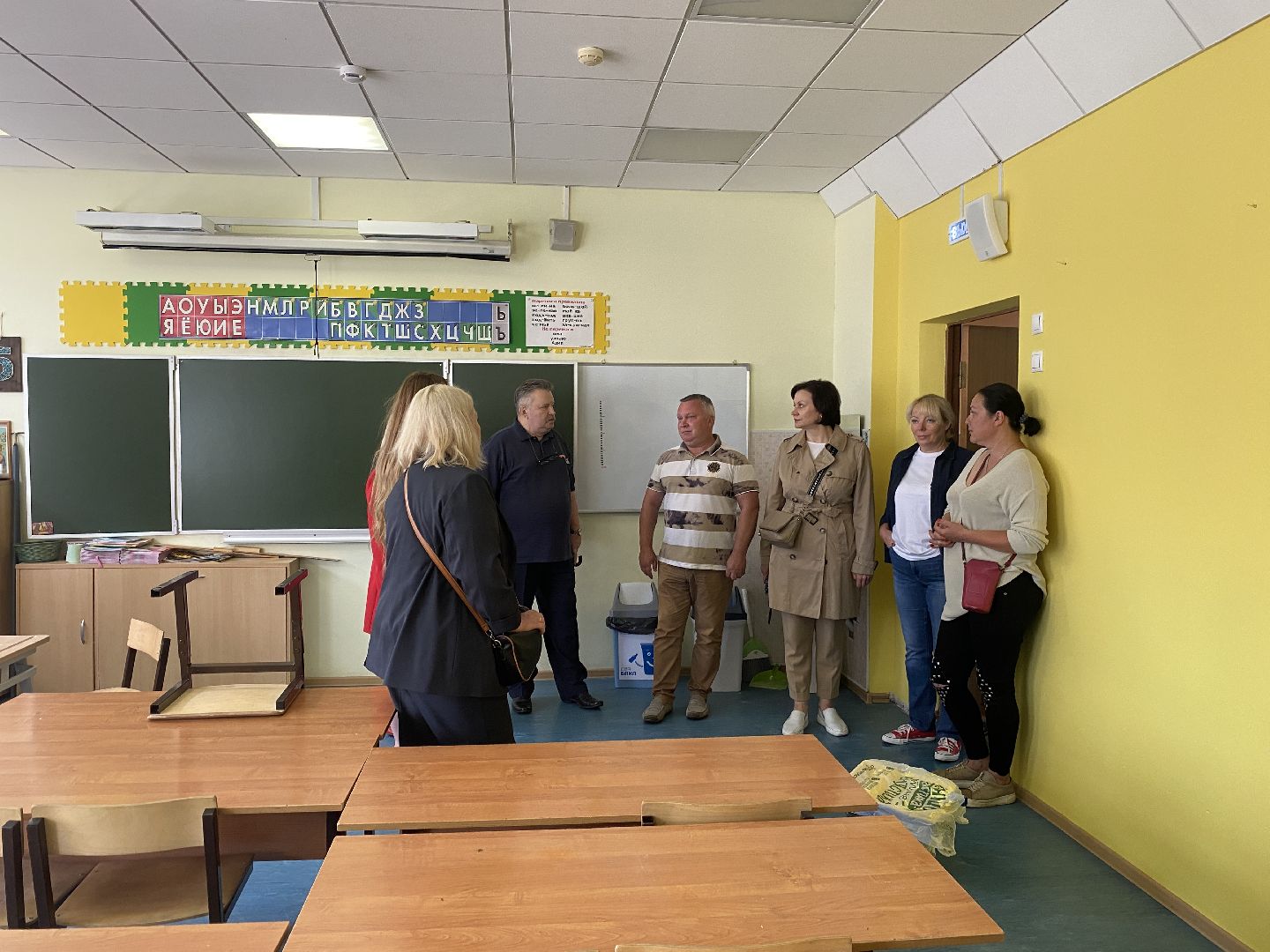 школа Перспектива, Перспектива школа во Власихе, подготовка к новому учебному году, ремонт в школе Перспектива, трудовые бригады Перспектива,