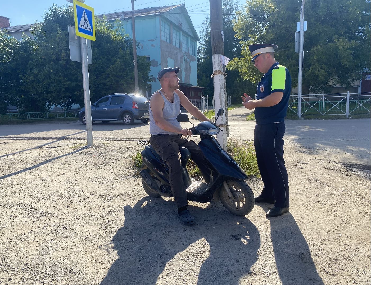 Коломна, гибдд, рейд безопасности, мото-скутер,