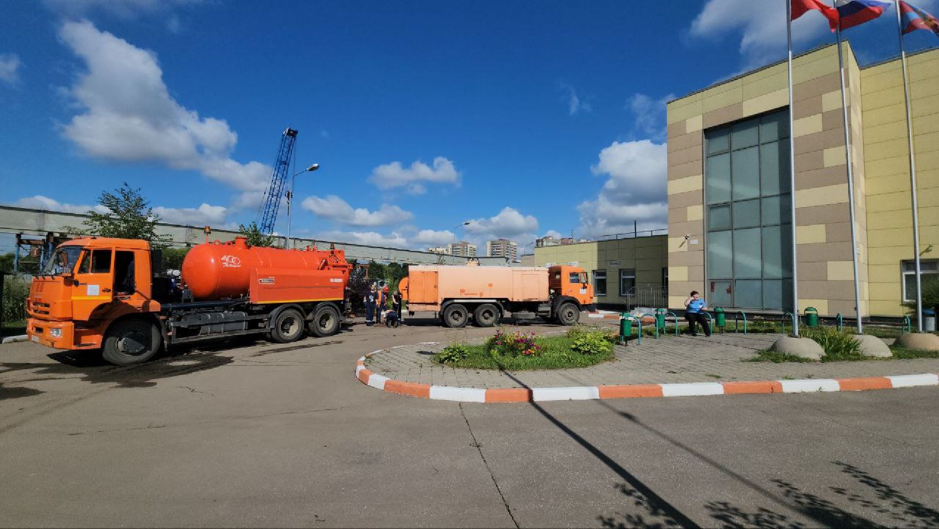 люберцы, поселок люберецкий водоканал, ливневая канализация, аварийная бригада,