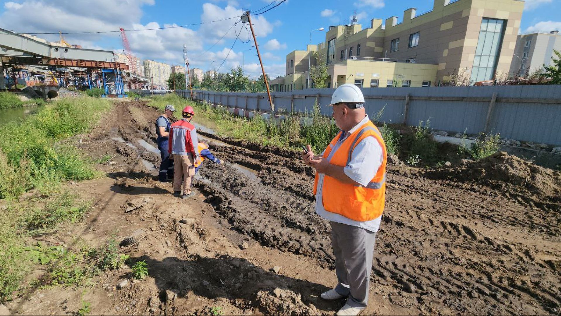 люберцы, поселок люберецкий водоканал, ливневая канализация, аварийная бригада,