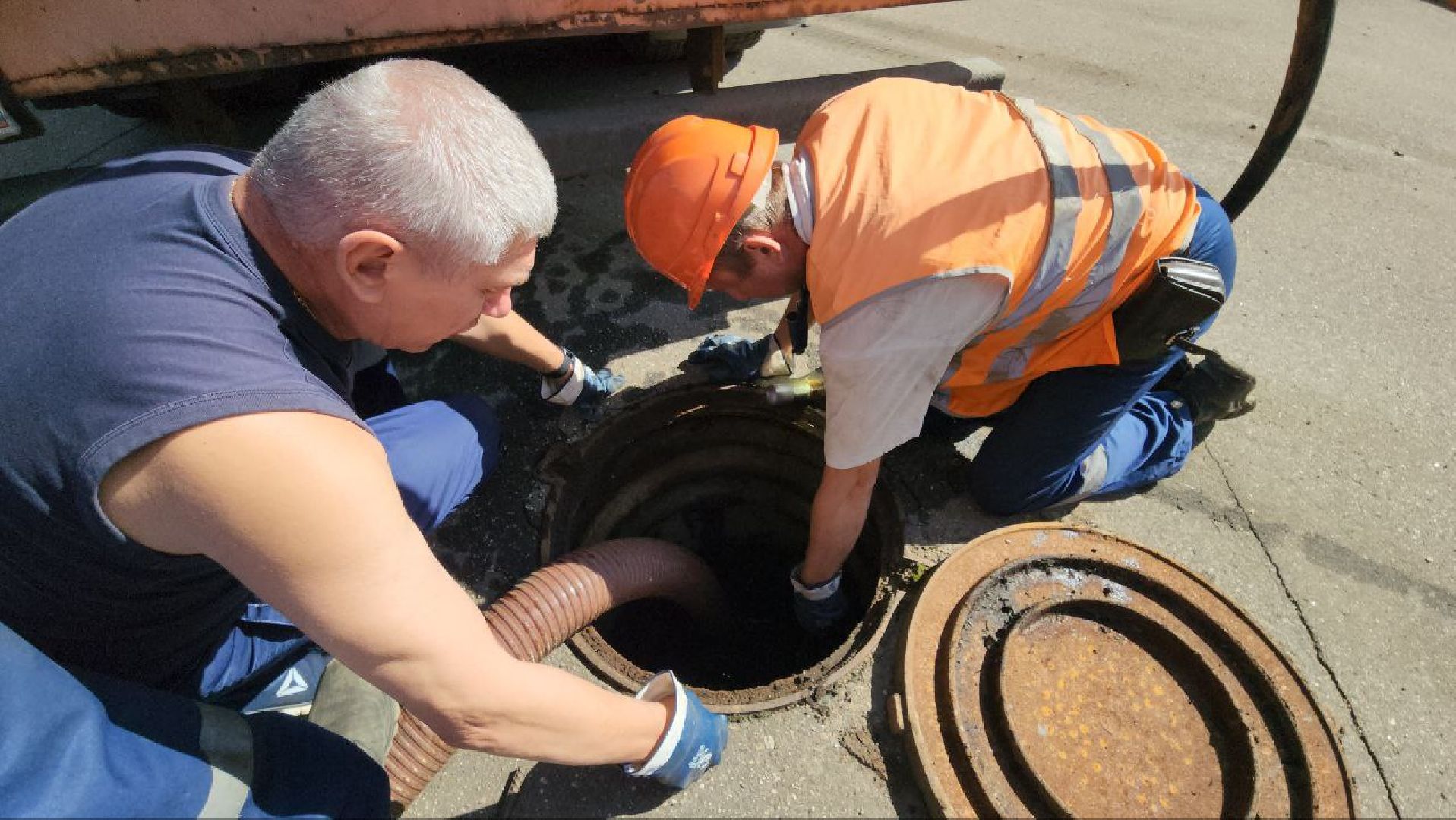 люберцы, поселок люберецкий водоканал, ливневая канализация, аварийная бригада,