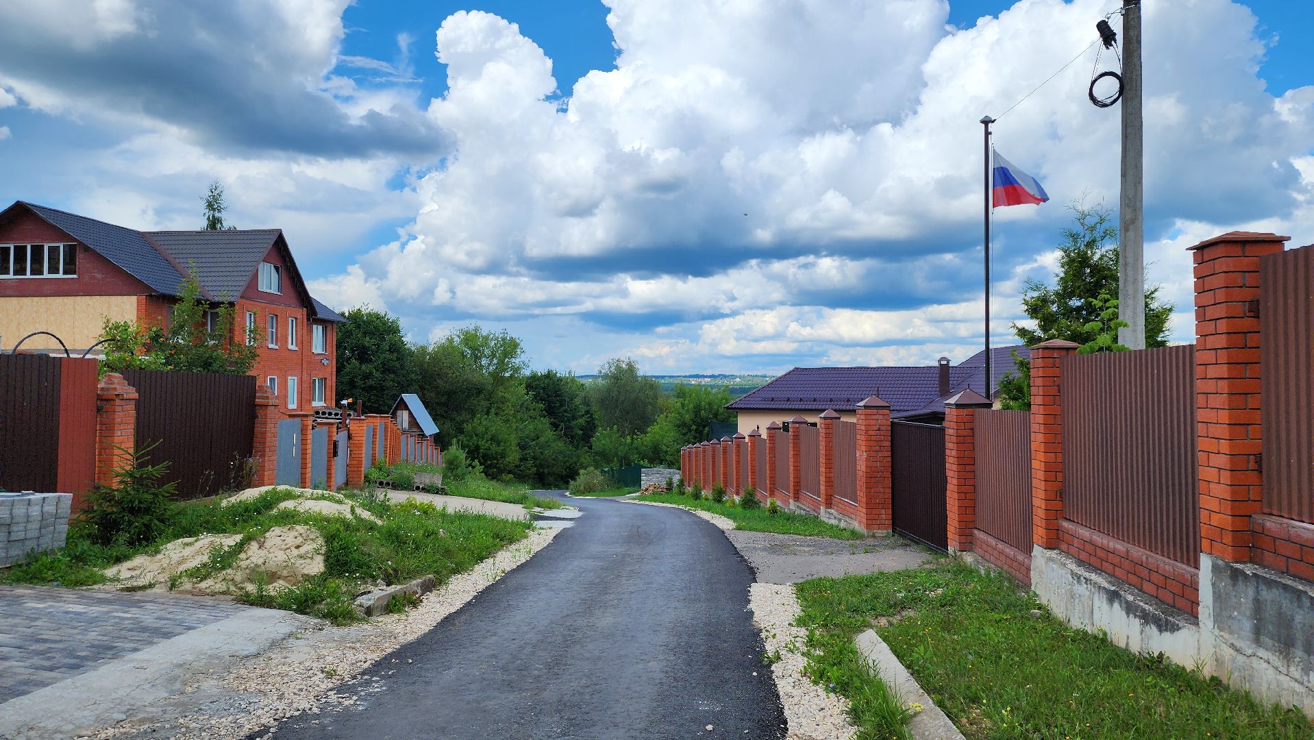 кашира, ремонт дорог, новая дорога, переулок осин, асфальтирование дорог,
