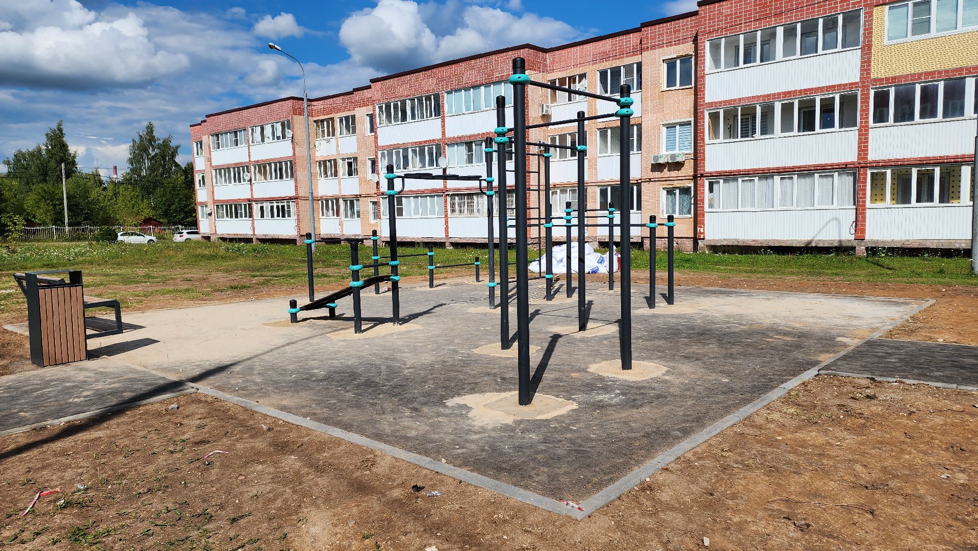 кашира, спортивная площадка, благоустройство, жк березовая роща,