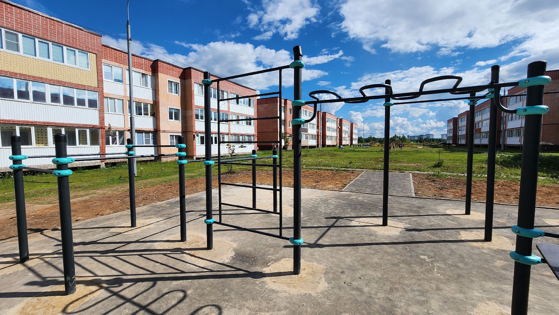 кашира, спортивная площадка, благоустройство, жк березовая роща,