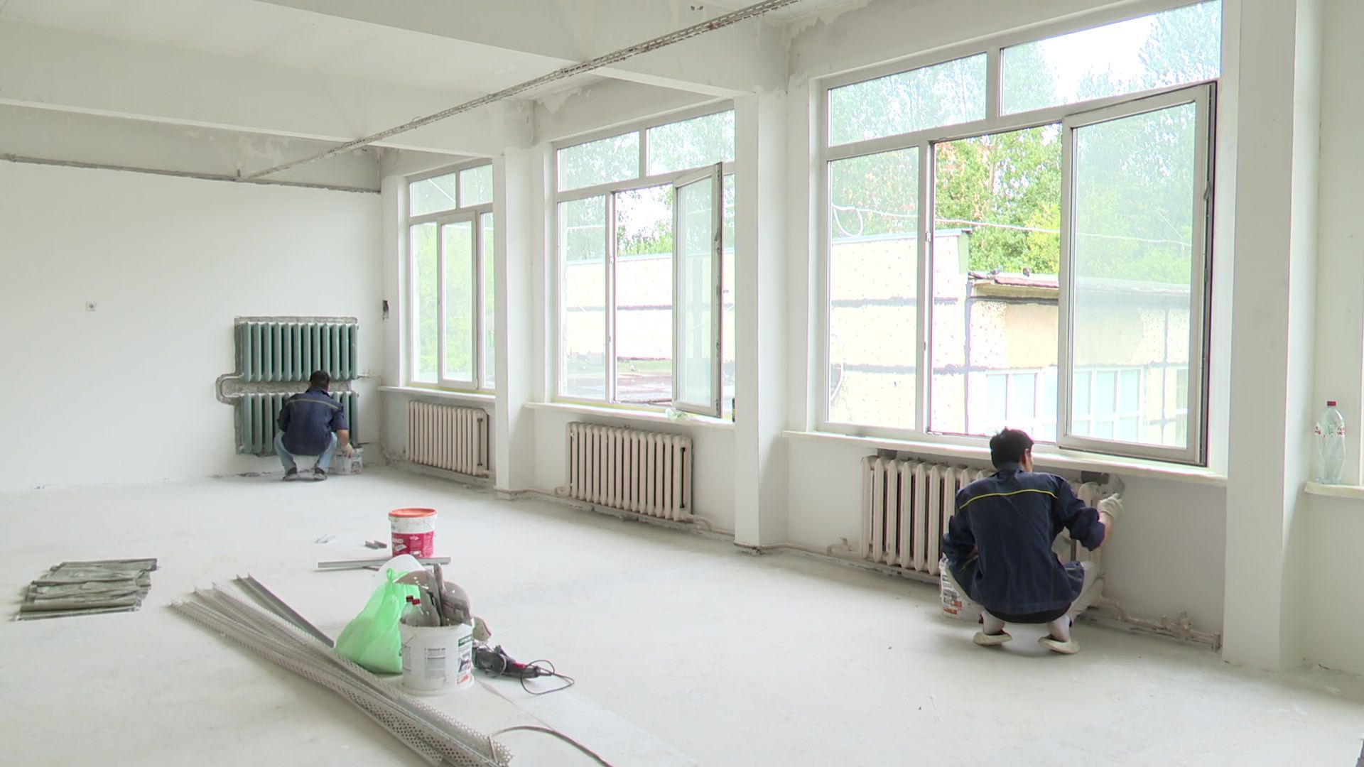 Реутов, школа, ремонт, спортзал, кабинеты, ремонт в школе,