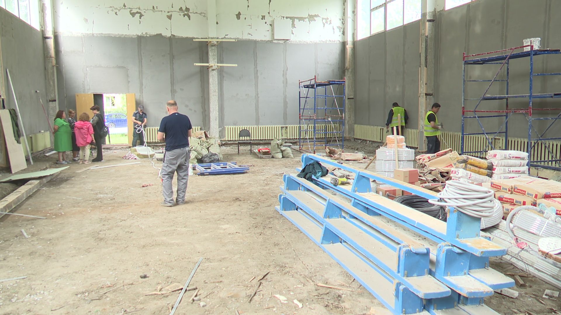 Реутов, школа, ремонт, спортзал, кабинеты, ремонт в школе,