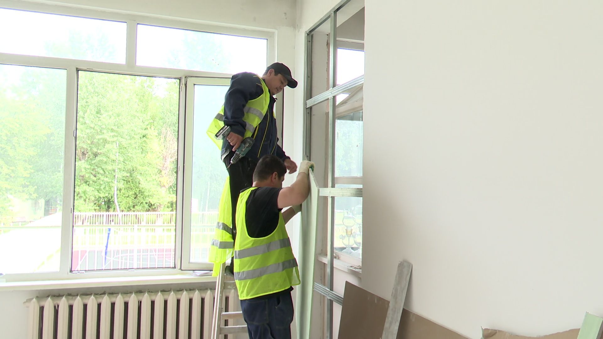 Реутов, школа, ремонт, спортзал, кабинеты, ремонт в школе,