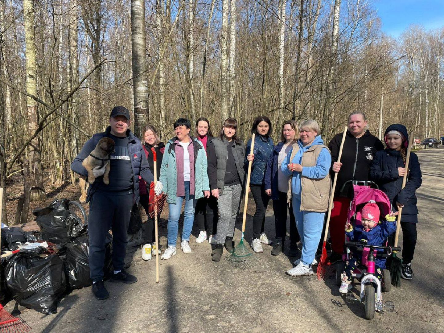 Чехов, субботник, парк, сквер, уборка, благоустройство