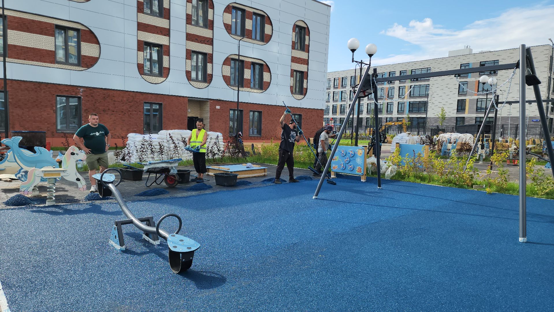 Стройка, Детский сад, детские игровые площадки, лобня,