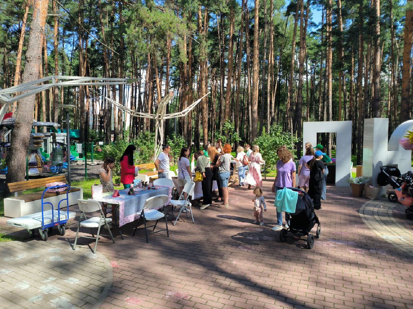 дети овз, малоподвижные дети, Подмосковье, Домодедово, социальная адаптация, Дети инвалиды, Качели, парк Елочки,