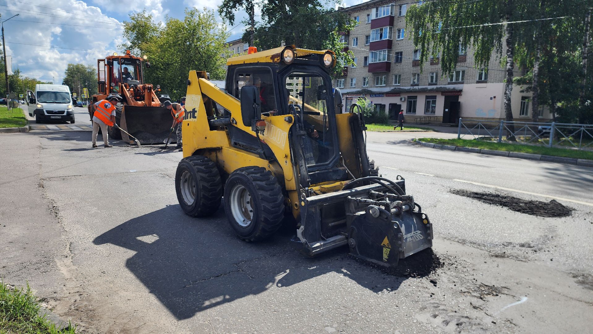 шатура, ямочный ремонт дорог, дороги, жкх,