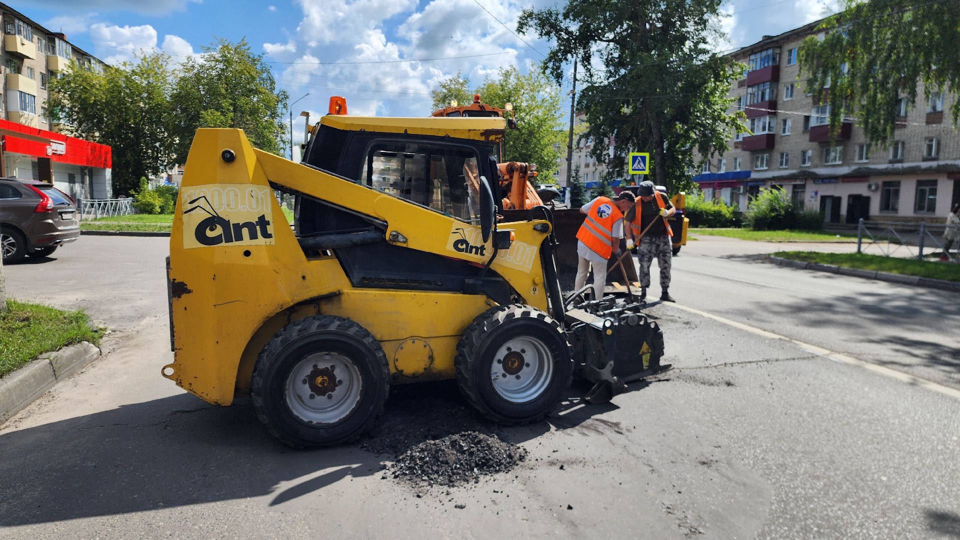 шатура, ямочный ремонт дорог, дороги, жкх,