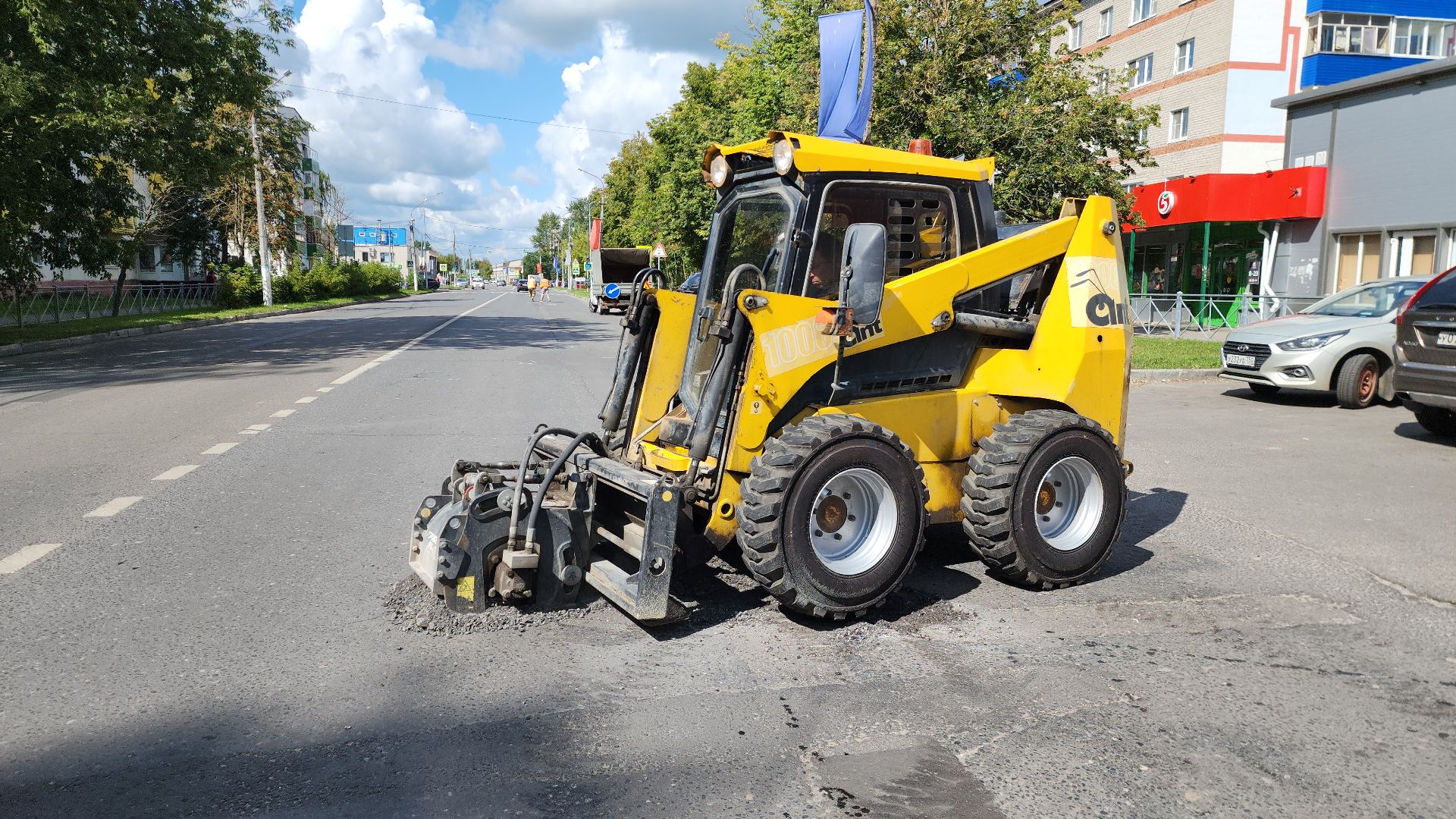 шатура, ямочный ремонт дорог, дороги, жкх,