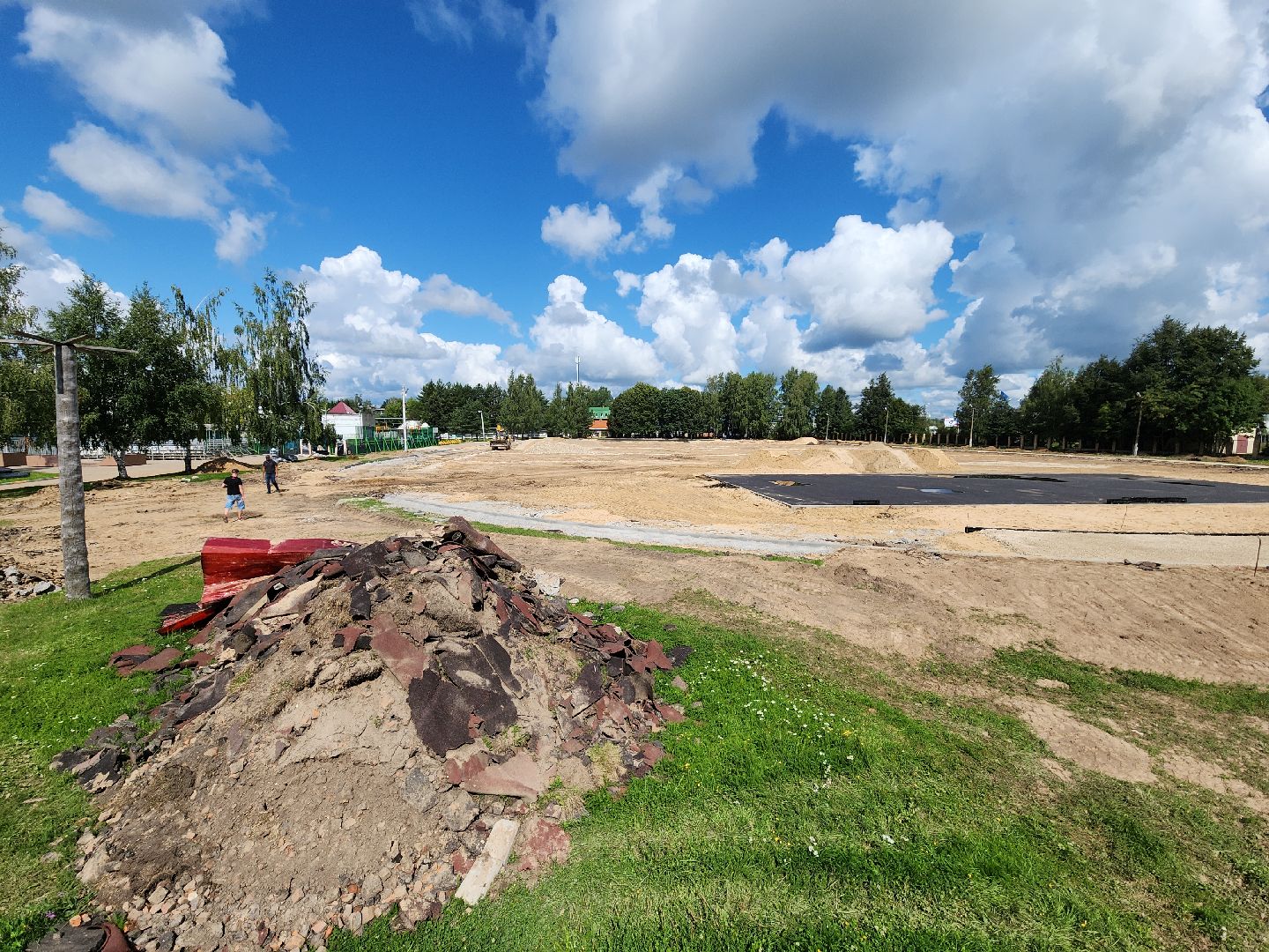 спорт, спорт в рузе, урожай, стадион урожай, рузский городской округ, руза, капитальный ремонт, московская область,