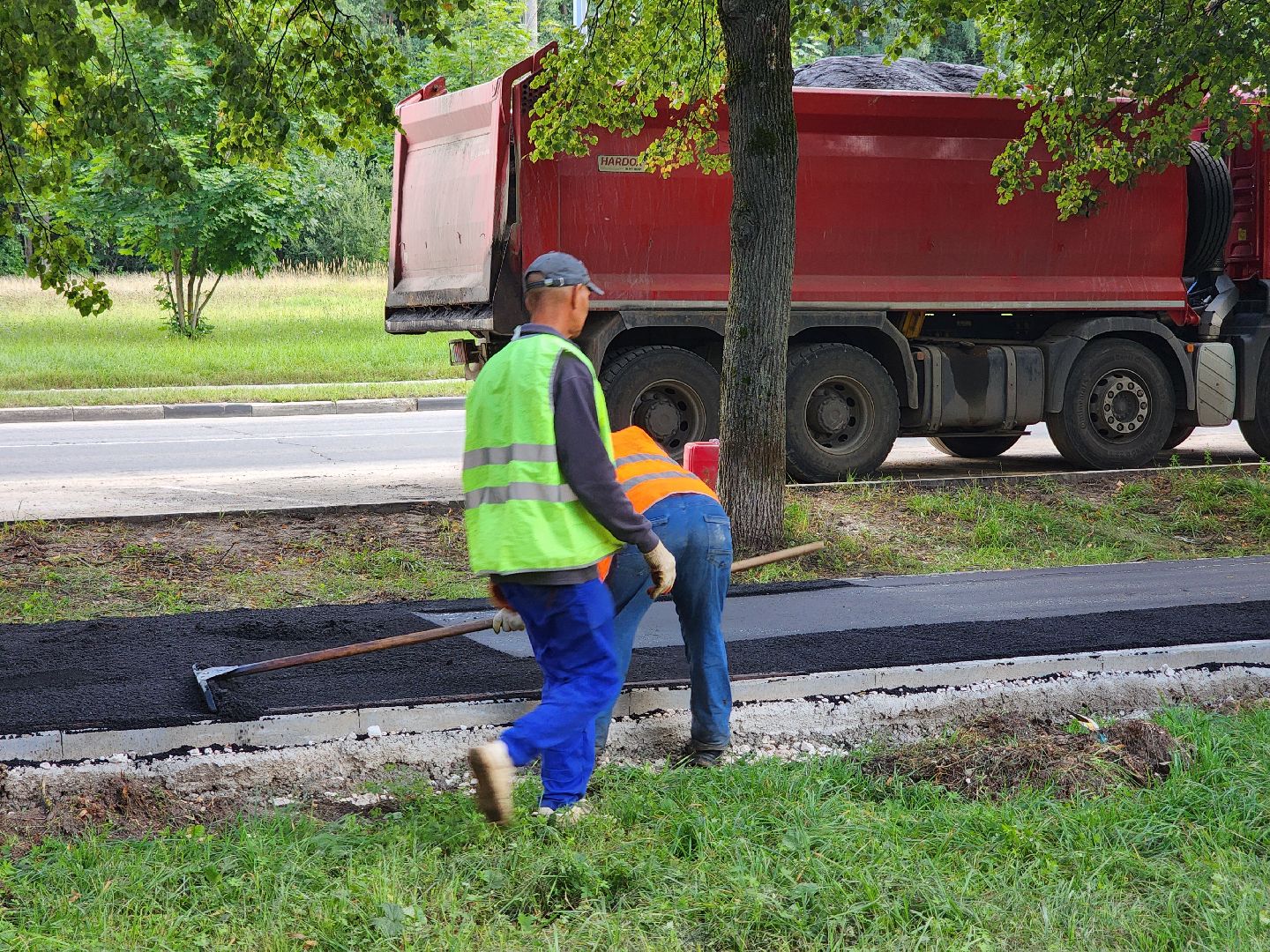 Дубна, Асфальт, Тротуар, Дороги, Ремонт,