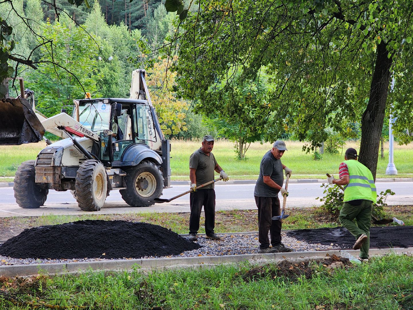 Дубна, Асфальт, Тротуар, Дороги, Ремонт,