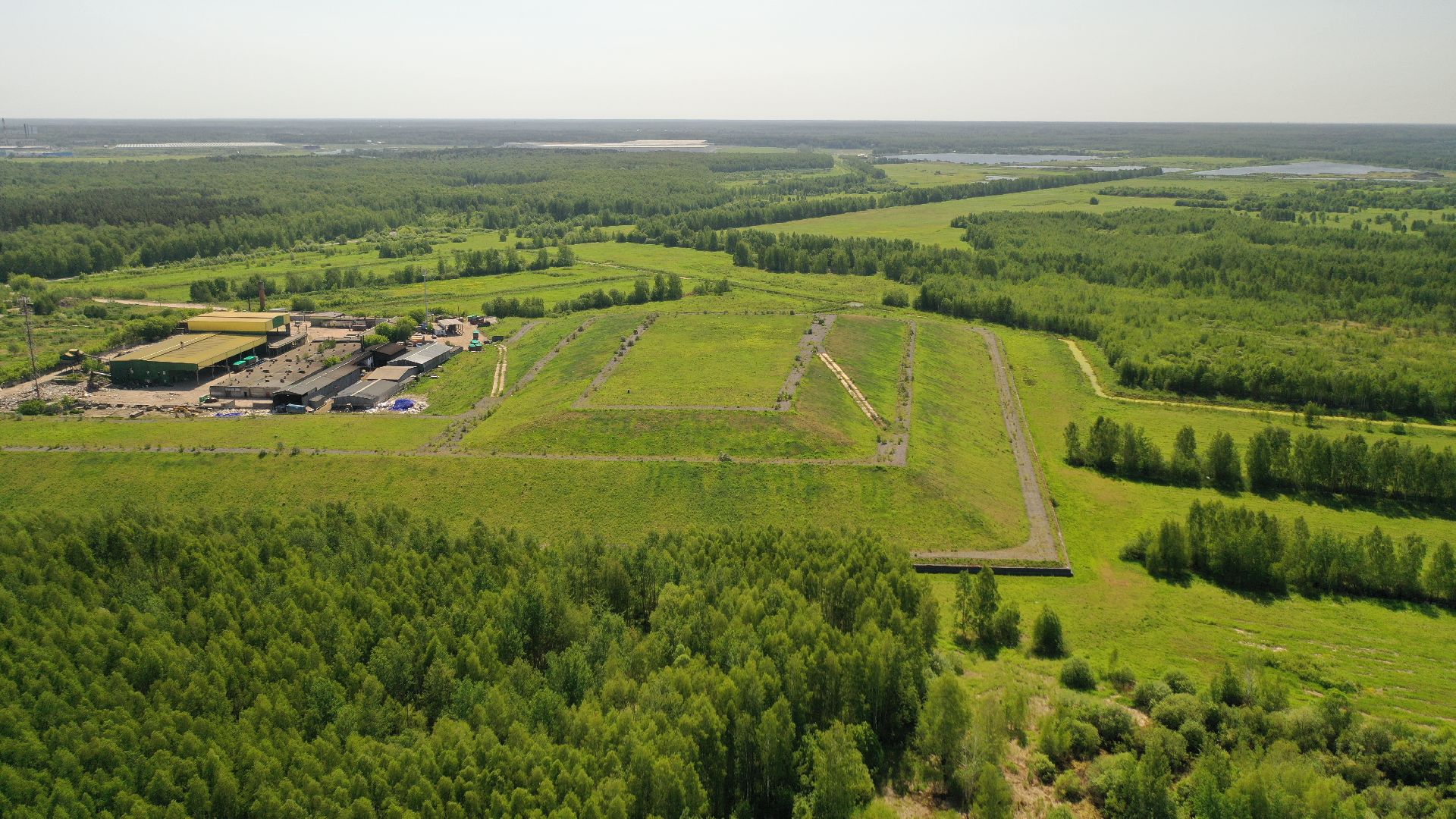 видео с коптера, полигон, экология, электросталь,