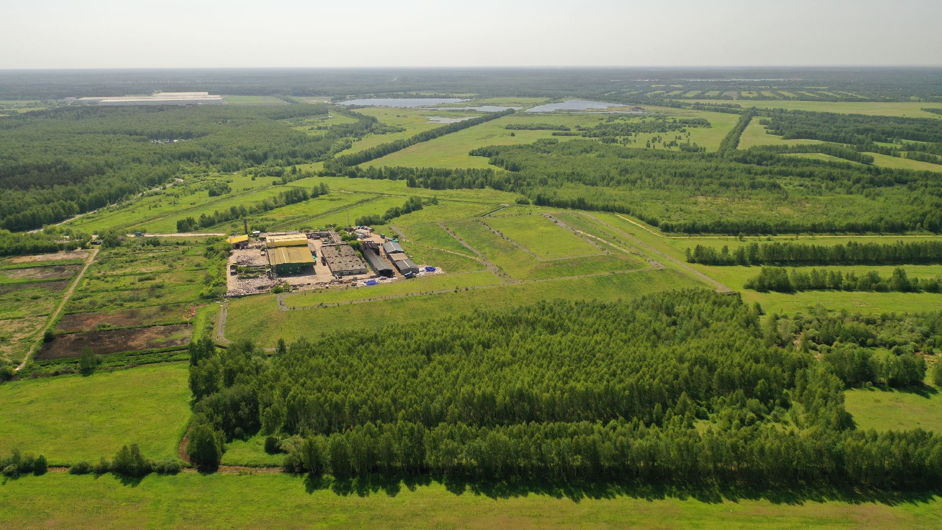 видео с коптера, полигон, экология, электросталь,