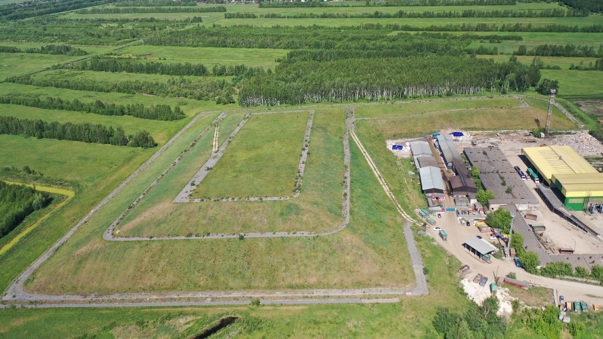 видео с коптера, полигон, экология, электросталь,