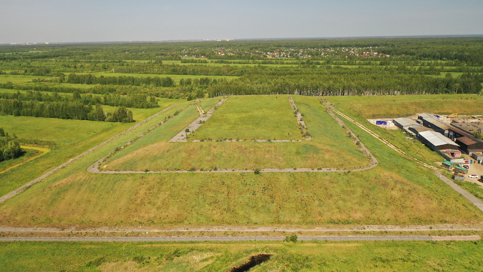 видео с коптера, полигон, экология, электросталь,