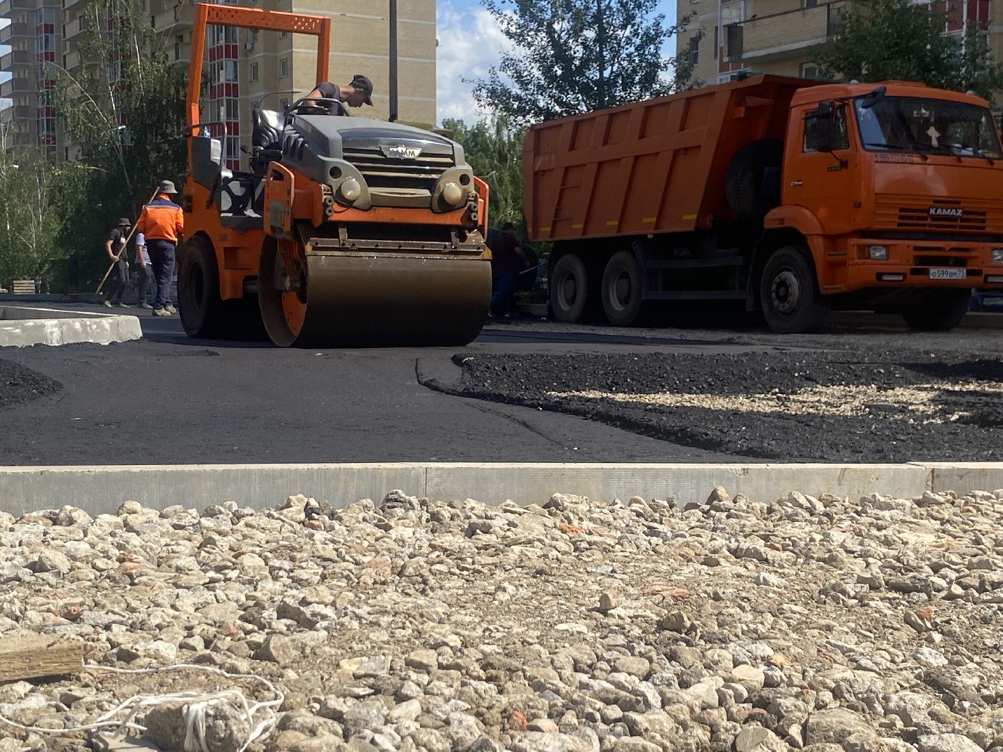 власиха благоустройство территории, Власиха мкр Школьный, Школьный новая парковка, Школьный Власиха благоустройство, новая парковка власиха,