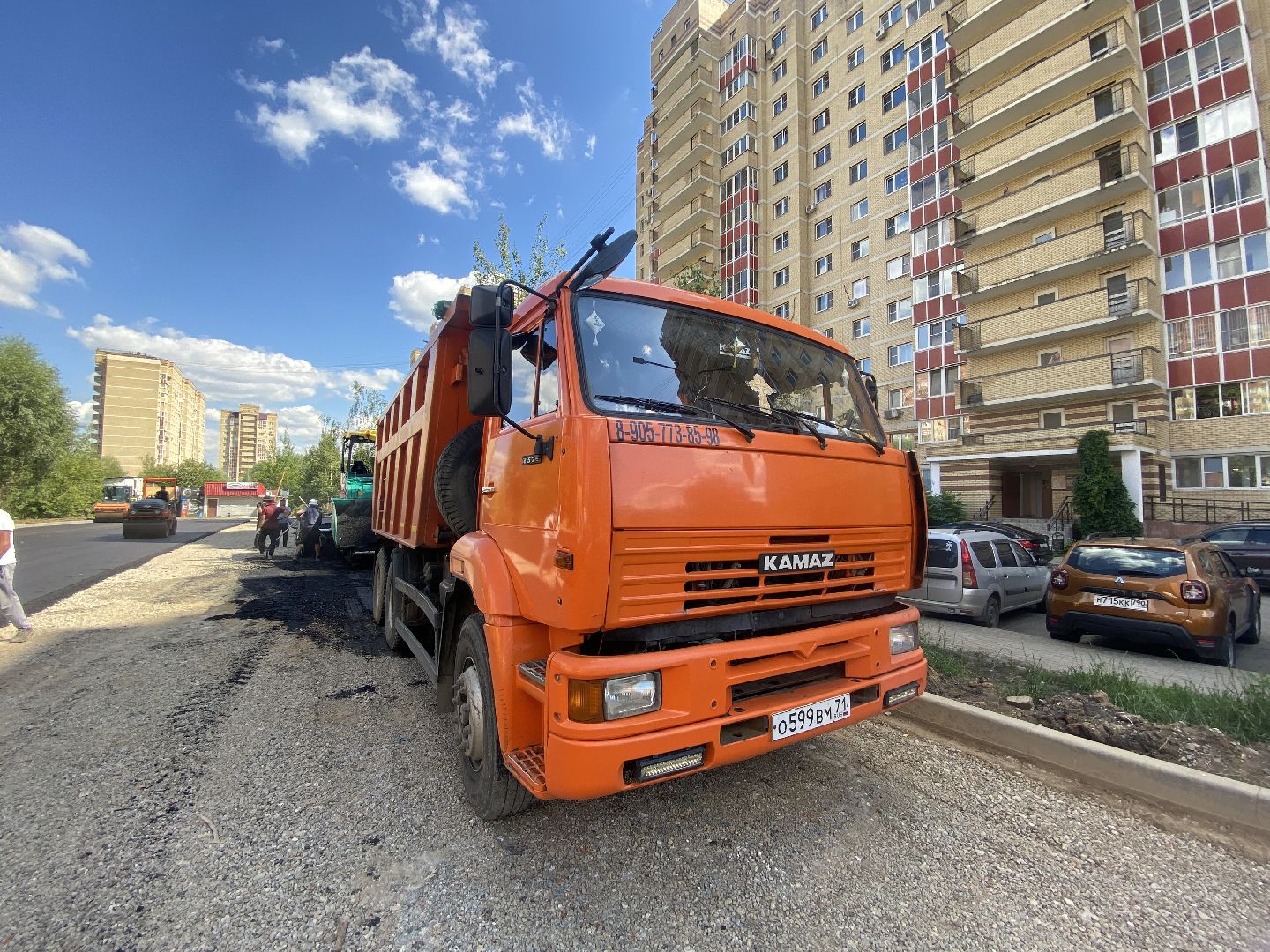 власиха благоустройство территории, Власиха мкр Школьный, Школьный новая парковка, Школьный Власиха благоустройство, новая парковка власиха,