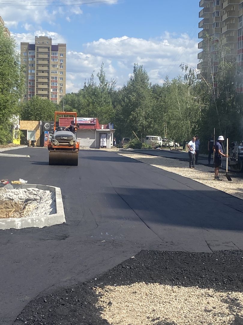 власиха благоустройство территории, Власиха мкр Школьный, Школьный новая парковка, Школьный Власиха благоустройство, новая парковка власиха,