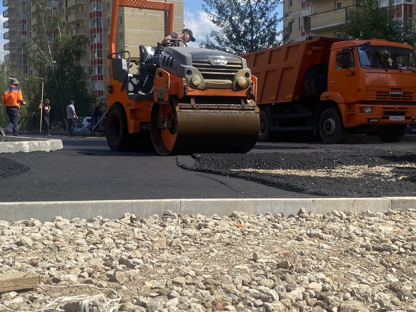 власиха благоустройство территории, Власиха мкр Школьный, Школьный новая парковка, Школьный Власиха благоустройство, новая парковка власиха,